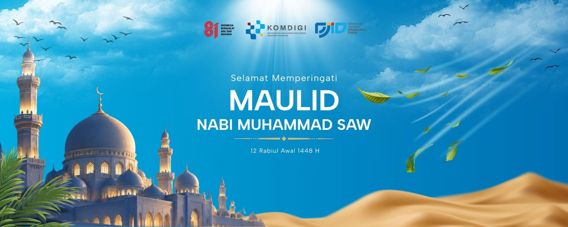Gambar: Selamat Memperingati Maulid Nabi Muhammad SAW